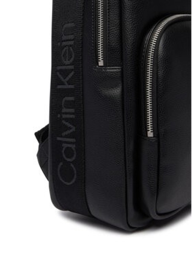 Calvin Klein Plecak Webbing Strap Round Backpack LV04D3282G Czarny