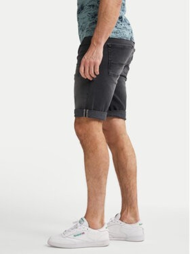 Petrol Industries Szorty jeansowe M-1050-SHO003 Czarny Regular Fit