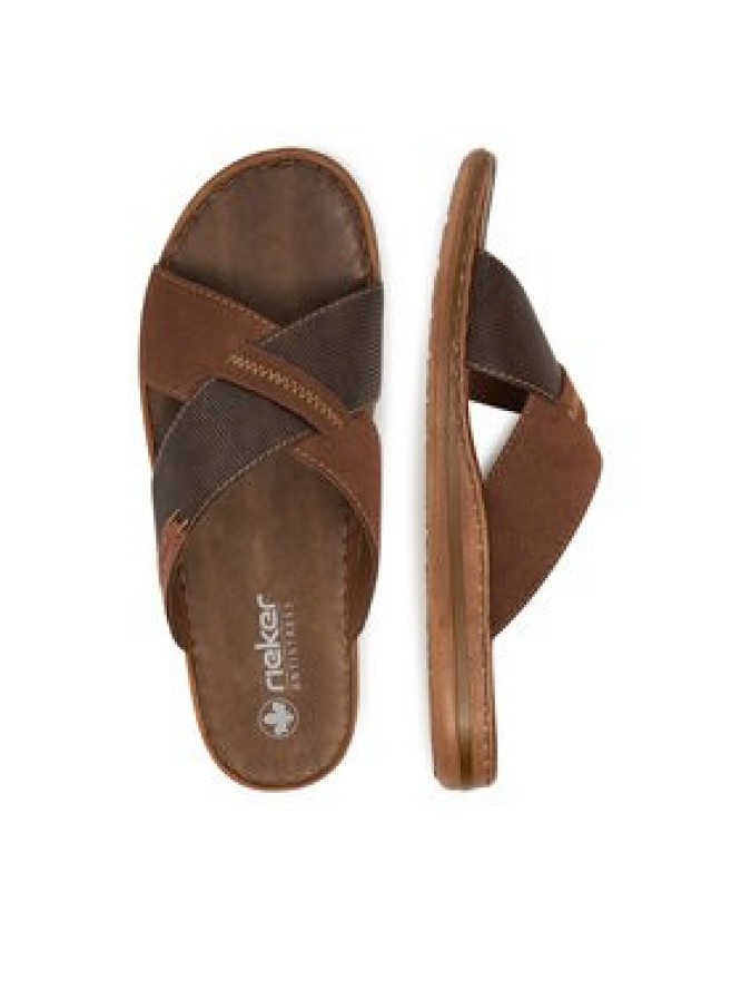 Rieker Klapki 21063-20 Brązowy