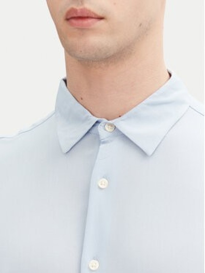 Jack & Jones Koszula Joshua 12271078 Błękitny Relaxed Fit