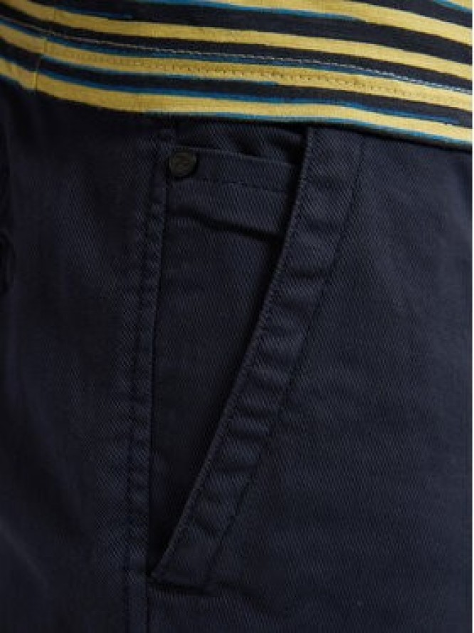 Petrol Industries Szorty materiałowe M-1050-SHO527 Granatowy Regular Fit