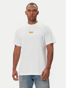 Versace Jeans Couture T-Shirt 79GAHT08 CJ00T Biały Regular Fit