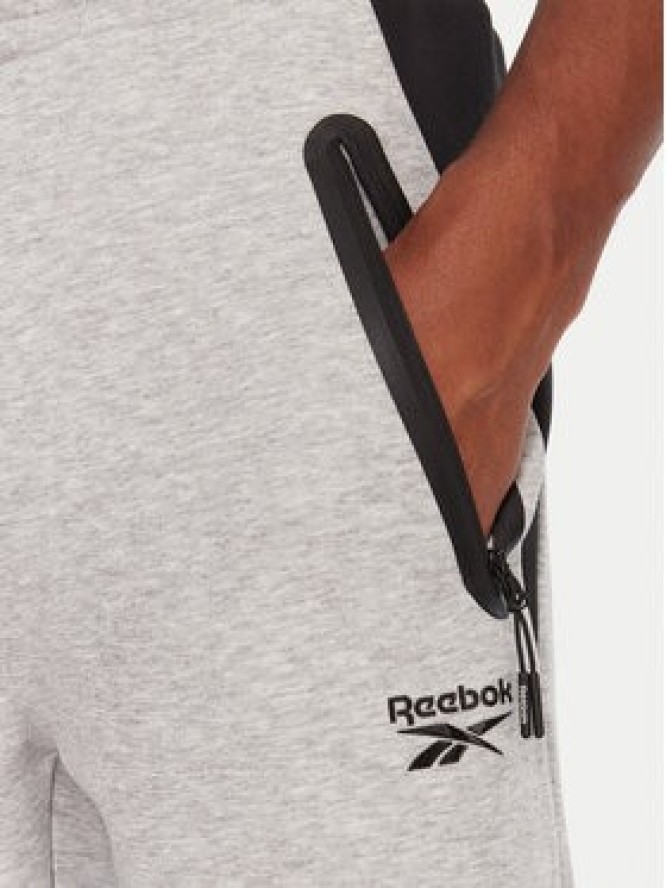 Reebok Spodnie dresowe RK25145CCM Szary Regular Fit