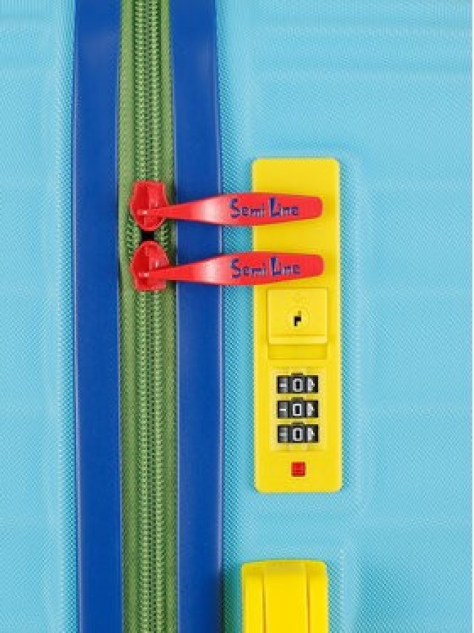 Semi Line Walizka średnia T5938-2 Niebieski