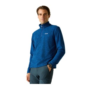 Bluza Polarowa Męska Melanżowy Suwak Do Połowy Thompson