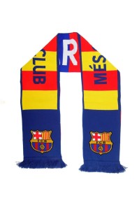 FC Barcelona szalik kibica dwustronny Double Knitted Scarf N27 wielokolorowy