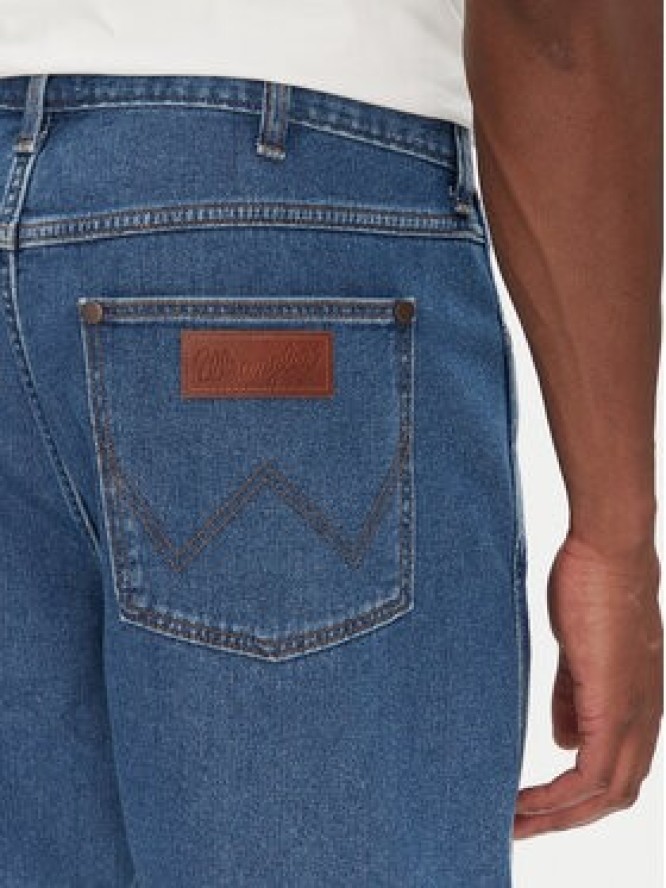 Wrangler Szorty jeansowe Frontier 112362493 Niebieski Relaxed Fit