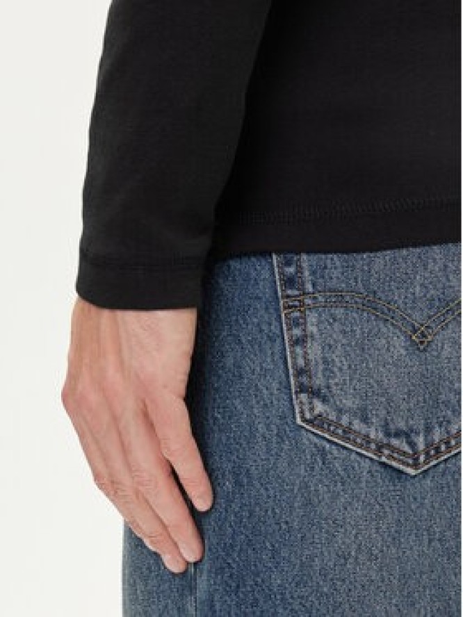 Tommy Jeans Longsleeve DM0DM04409 Czarny Slim Fit
