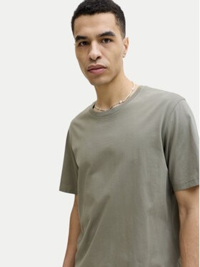 Jack & Jones T-Shirt Organic Basic 12156101 Zielony Regular Fit