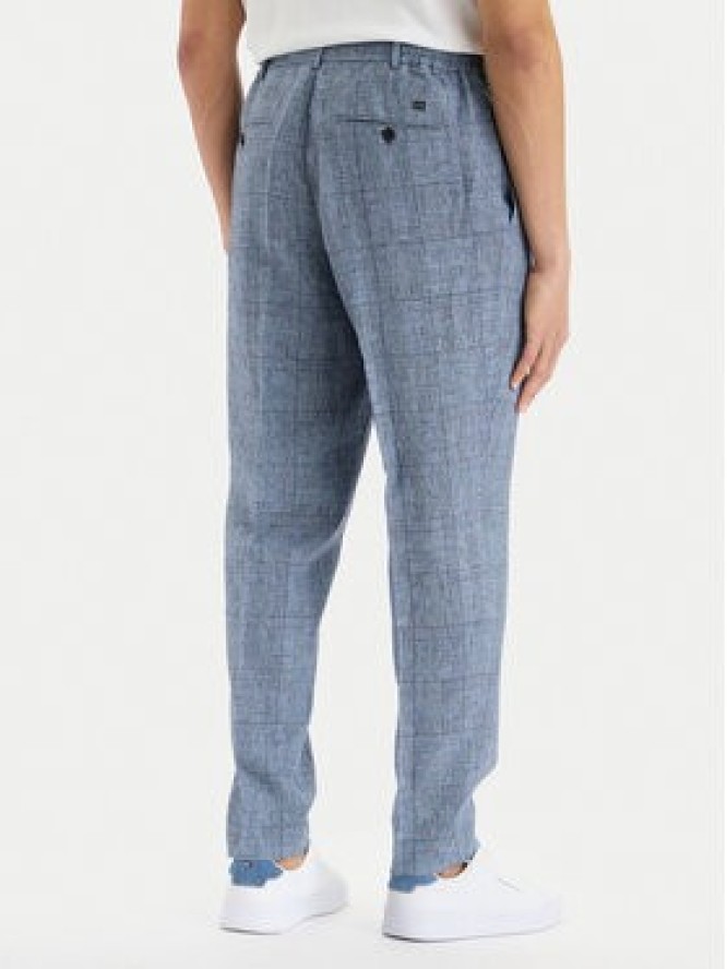 Tommy Hilfiger Spodnie materiałowe Smart MW0MW42715 Granatowy Regular Fit