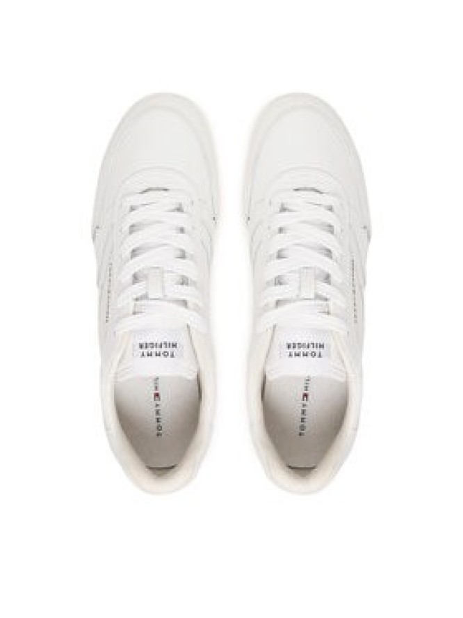 Tommy Hilfiger Sneakersy Lopro Cup Leather FM0FM05677 Biały