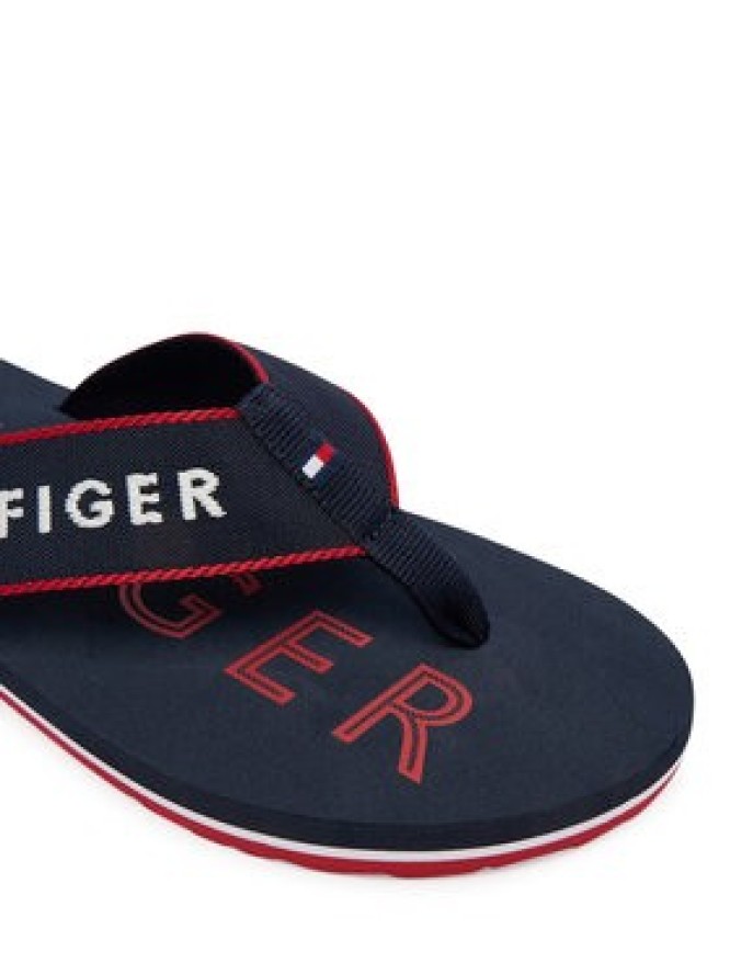 Tommy Hilfiger Japonki Sporty Hilfiger Beach Sandal FM0FM05913 Granatowy