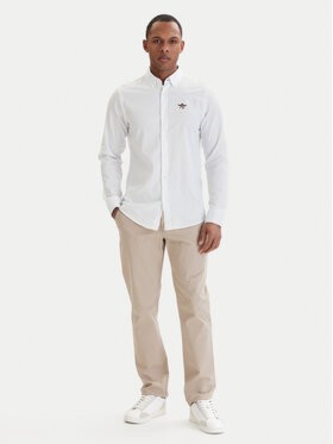 Aeronautica Militare Koszula 261CA1320UCT03532 Biały Regular Fit