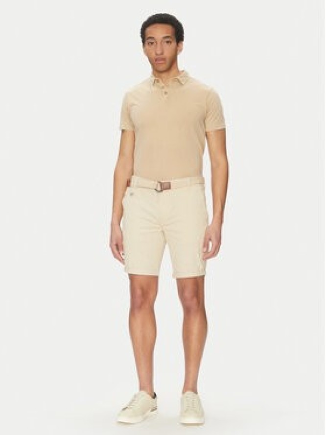 INDICODE T-Shirt Injamiro 41-143 Beżowy Regular Fit