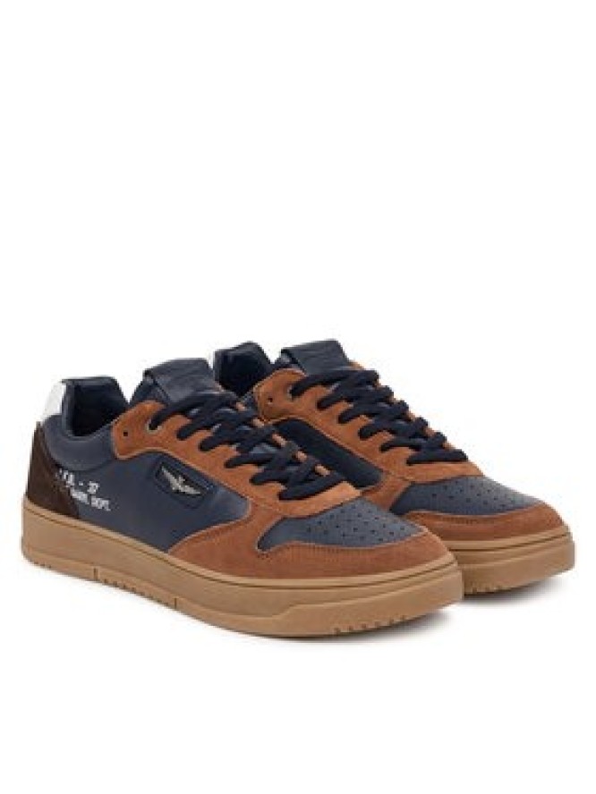 Aeronautica Militare Sneakersy 252SC0235UPL00244 Granatowy