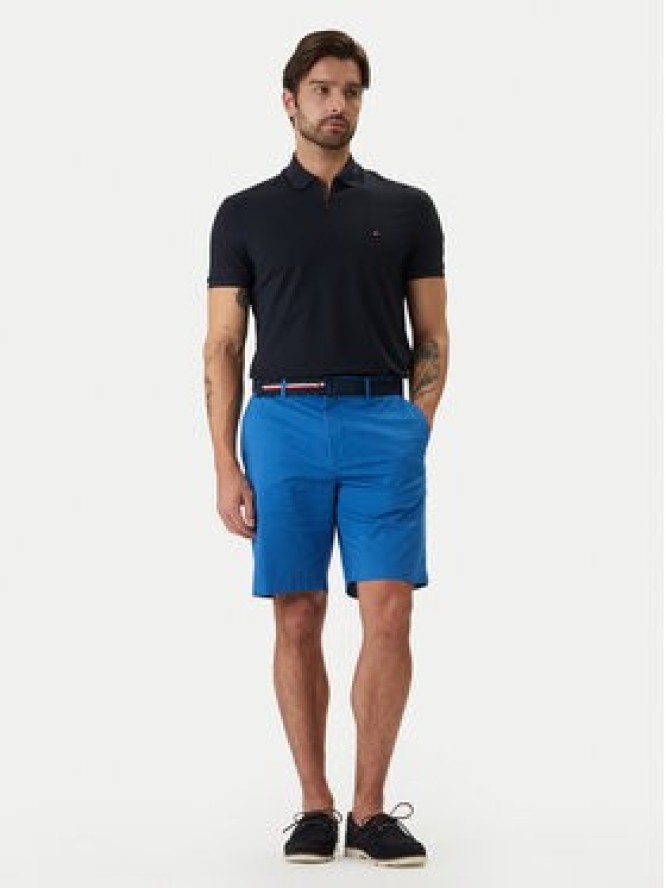 Tommy Hilfiger Komplet szorty i pasek Denton MW0MW42349 Niebieski Slim Fit