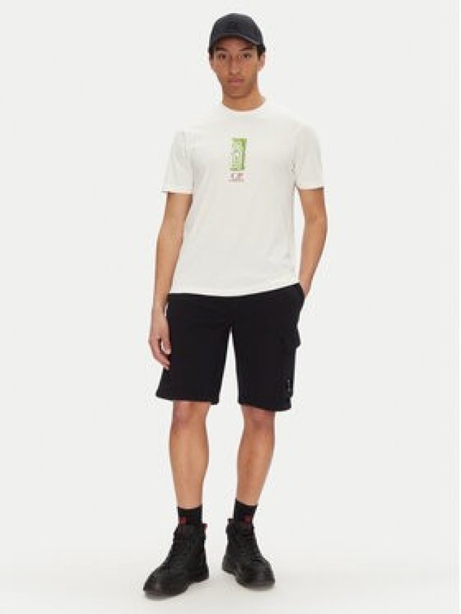 C.P. Company T-Shirt 18CMTS310A005431G Biały Regular Fit