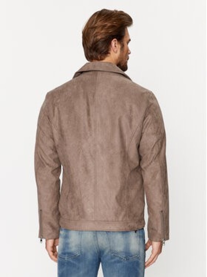 Jack & Jones Kurtka z imitacji skóry 12236853 Brązowy Regular Fit