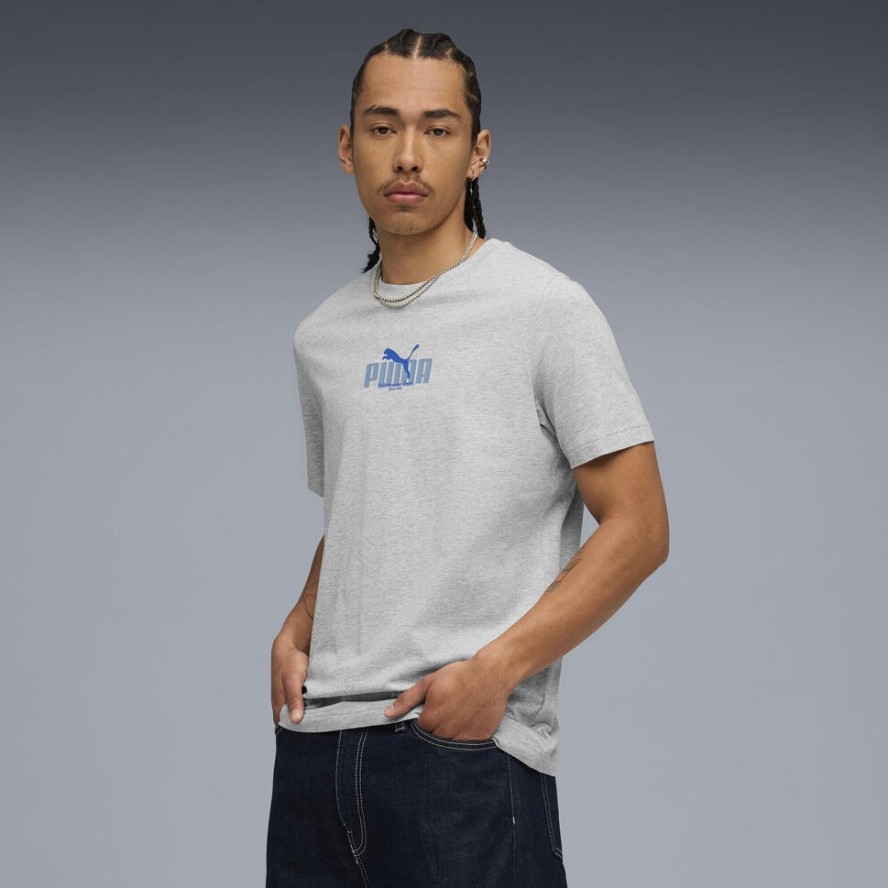 Męska koszulka z grafiką i napisem PUMA PUMA