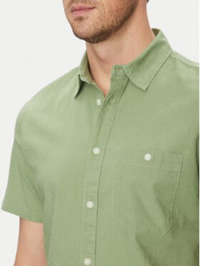 Blend Koszula 20718401 Zielony Regular Fit