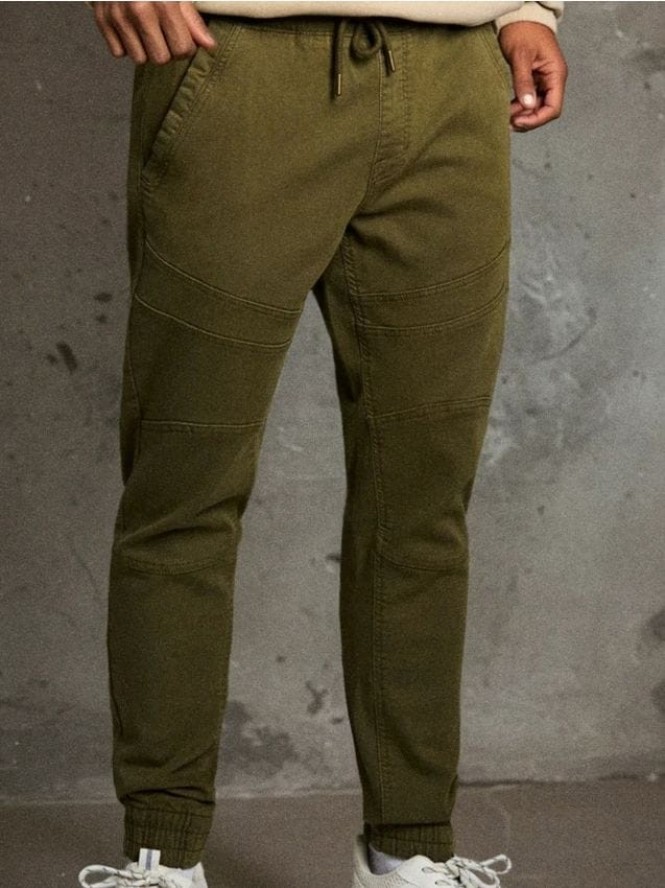 Spodnie jogger - khaki