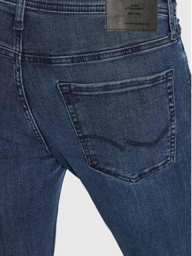 Jack & Jones Jeansy Glenn 12173407 Granatowy Slim Fit