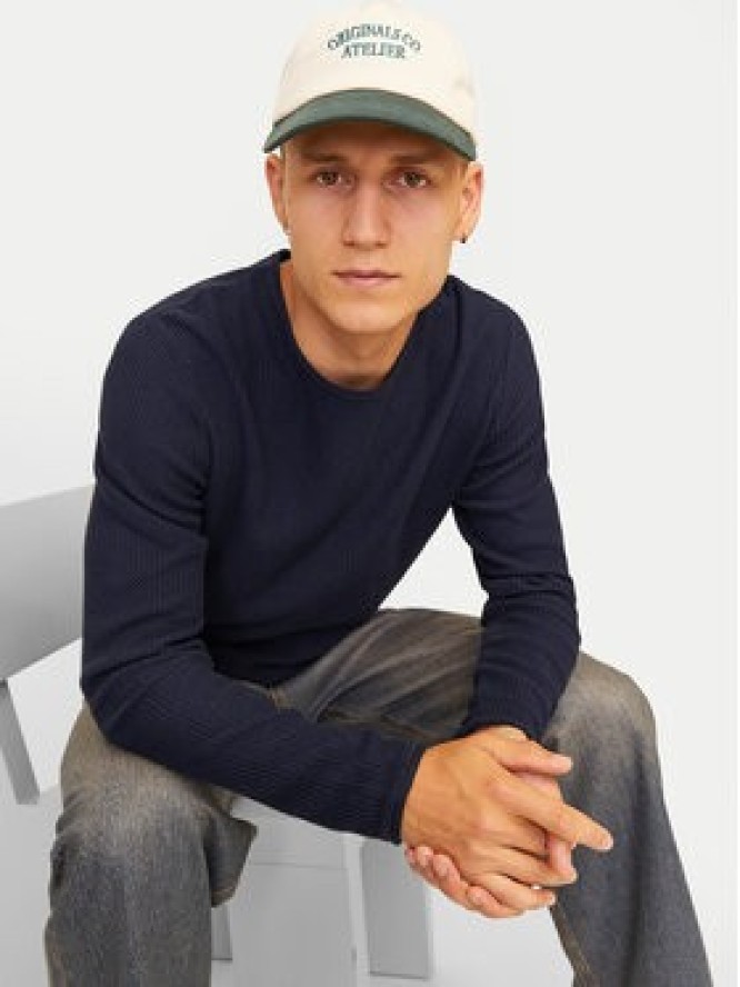 Jack & Jones Sweter Cooper 12258407 Granatowy Regular Fit