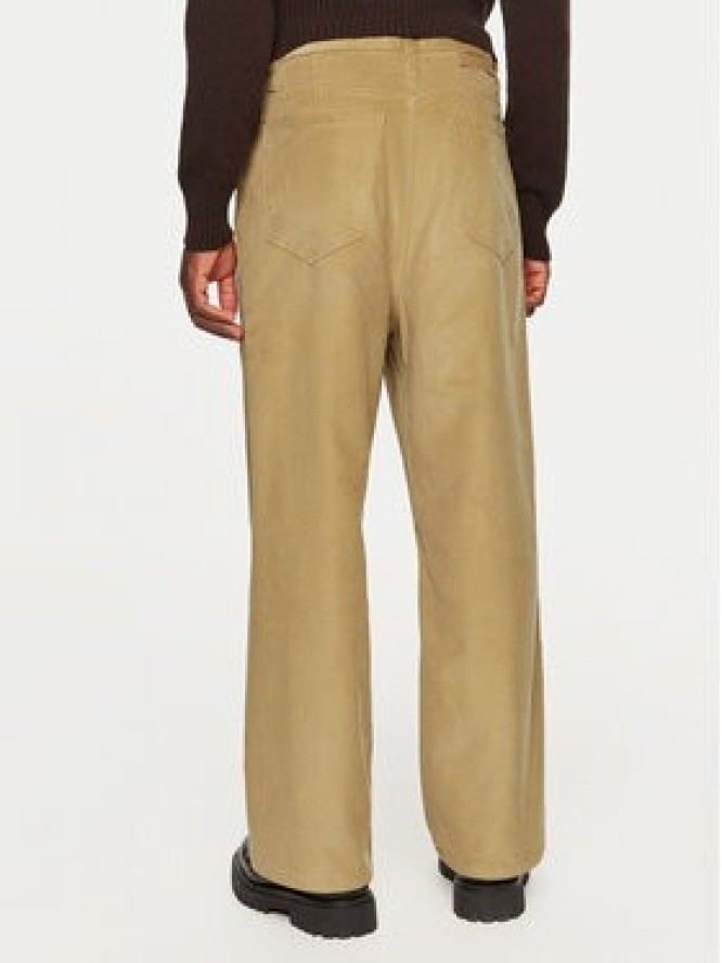 AMI Paris Spodnie materiałowe HTR102.CO0089 Brązowy Baggy Fit