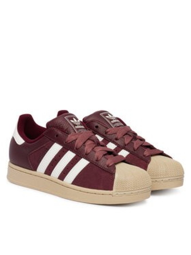 adidas Sneakersy Superstar II KJ9949 Bordowy
