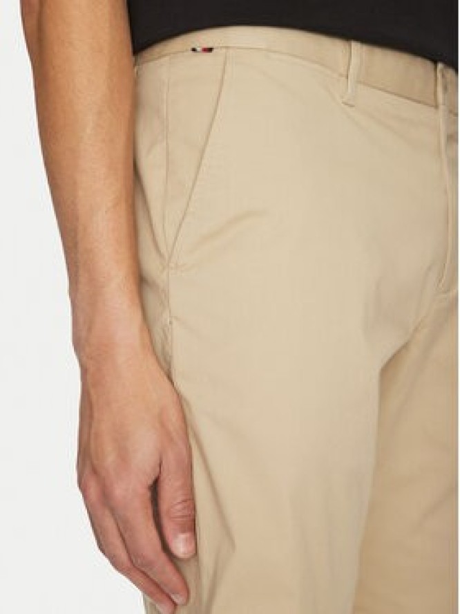 Tommy Hilfiger Szorty materiałowe Harlem MW0MW23568 Beżowy Regular Fit