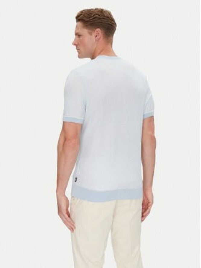 BOSS T-Shirt Jianfranco 50537642 Błękitny Regular Fit