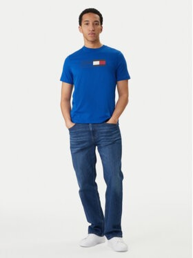 Tommy Hilfiger T-Shirt Brand Love Box MW0MW42366 Niebieski Regular Fit