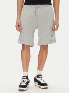 DC Shoes Szorty sportowe Millenia ADYFB03075 Szary Baggy Fit