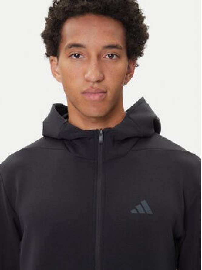 adidas Bluza techniczna Designed for Training IY1131 Czarny Regular Fit