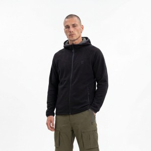 Męska kamizelka outdoor z wełną merino - Czarna