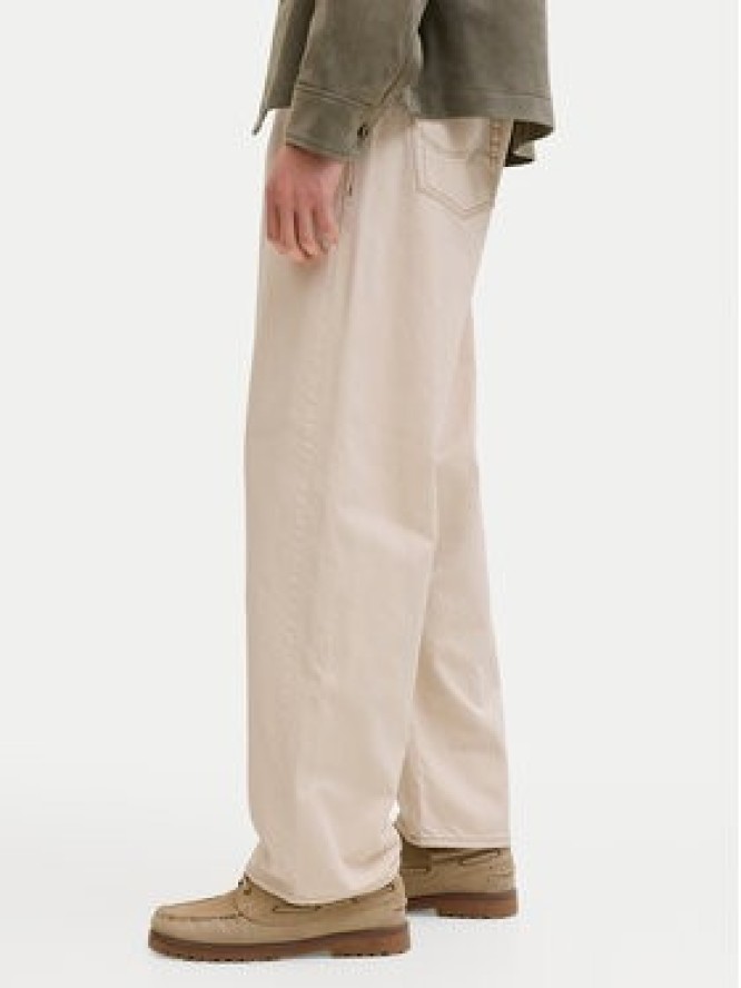 Jack & Jones Jeansy Alex 12295747 Beżowy jasny Baggy Fit