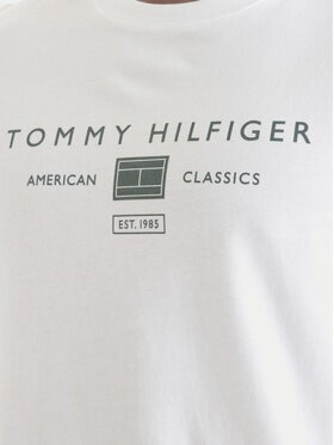 Tommy Hilfiger T-Shirt Brand Love MW0MW42365 Biały Regular Fit