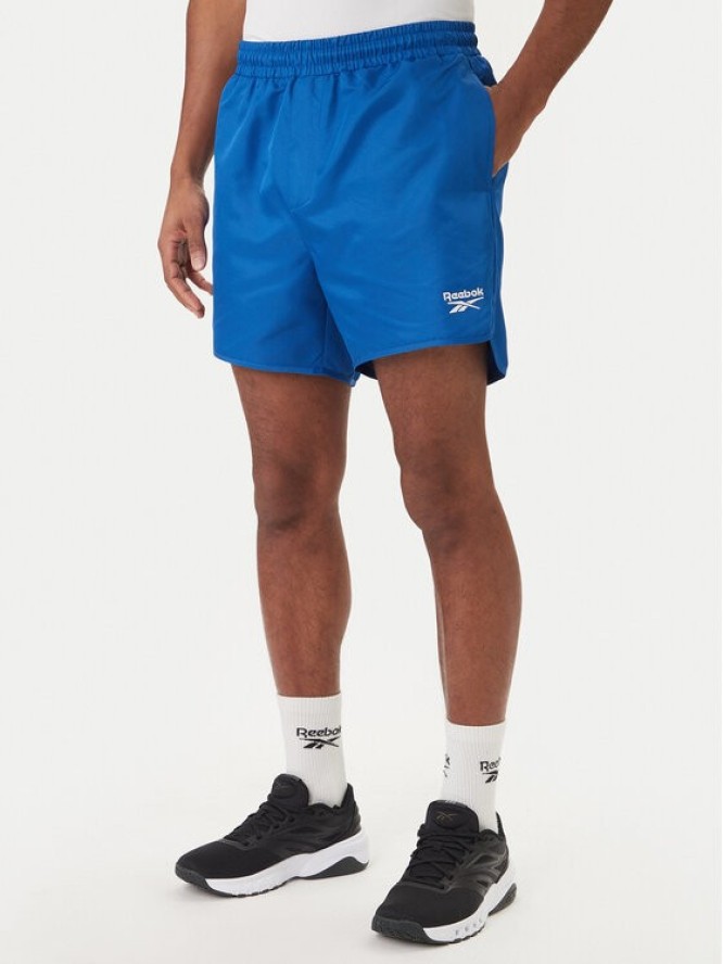 Reebok Szorty sportowe Best RK25557CCM Niebieski Regular Fit