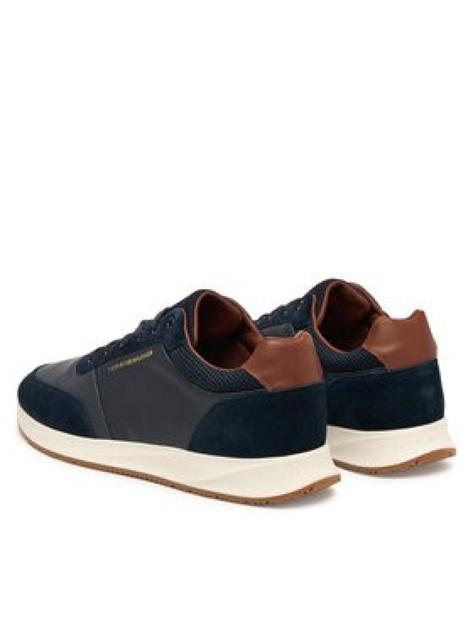 Tommy Hilfiger Sneakersy Dressy Runner FM0FM05910 Granatowy