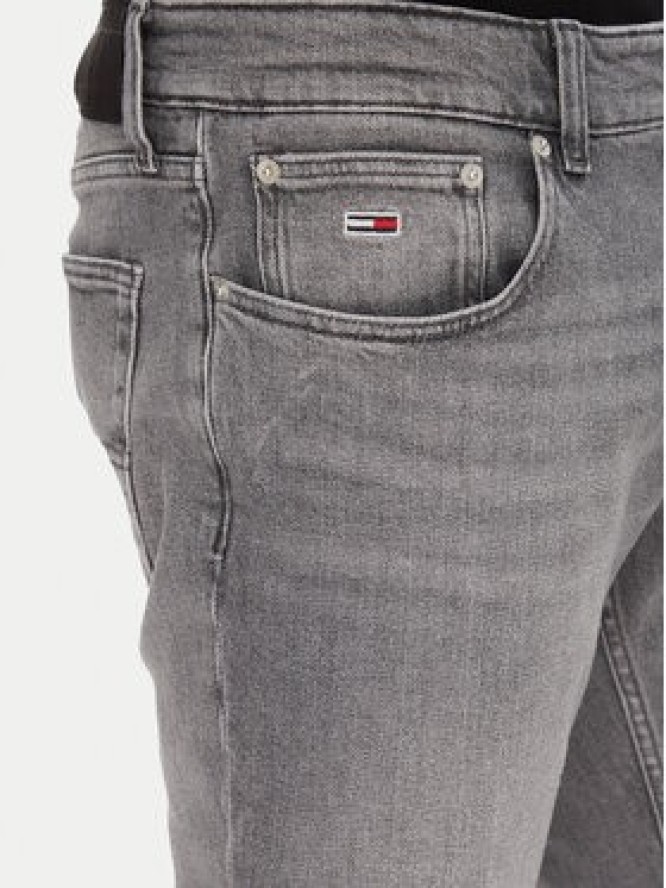 Tommy Jeans Jeansy Scanton DM0DM21379 Szary Slim Fit
