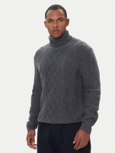 Tommy Hilfiger Golf MW0MW40914 Szary Regular Fit