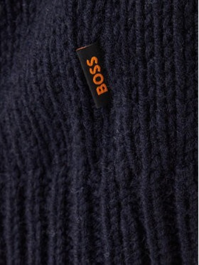 BOSS Sweter Karombo 50548686 Granatowy Regular Fit