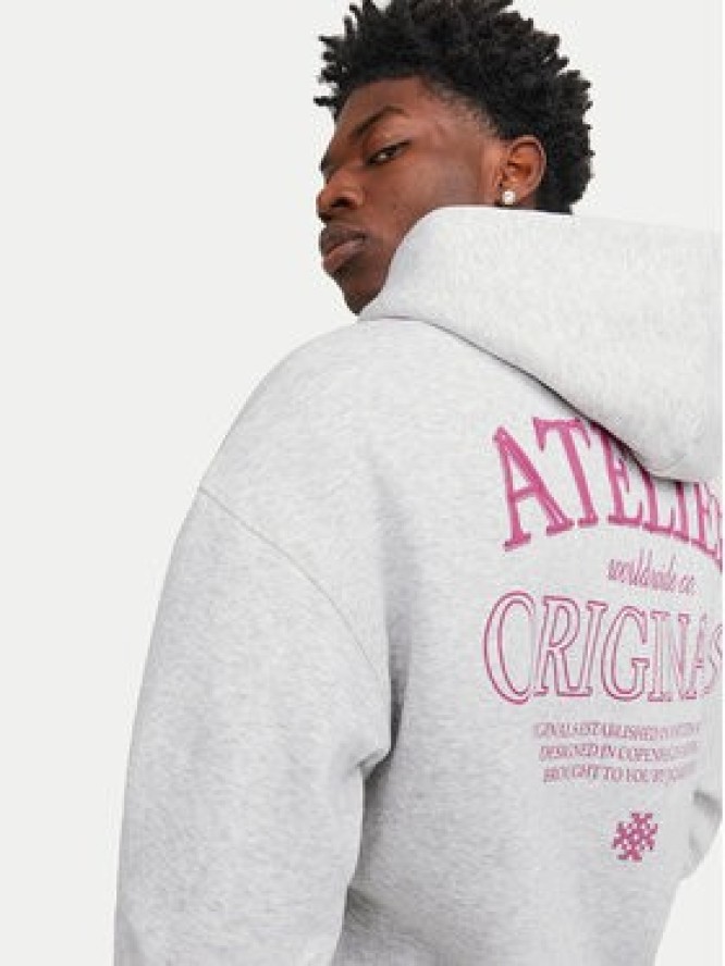 Jack & Jones Bluza Santorini 12253126 Biały Oversize