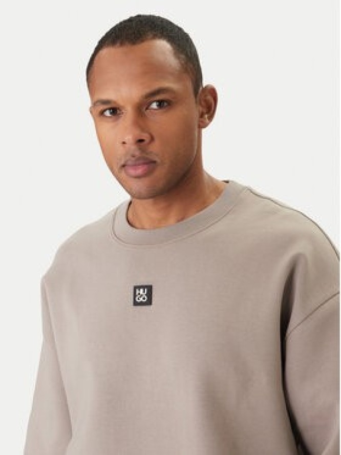 HUGO Bluza Dettil 50533689 Beżowy Relaxed Fit