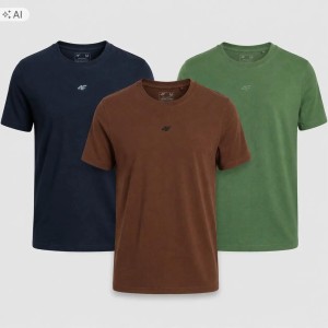 T-SHIRT MĘSKI 4F KOLEKCJA LIMITOWANA 3 SZT KOMPLET KOSZULEK M3947 SS26