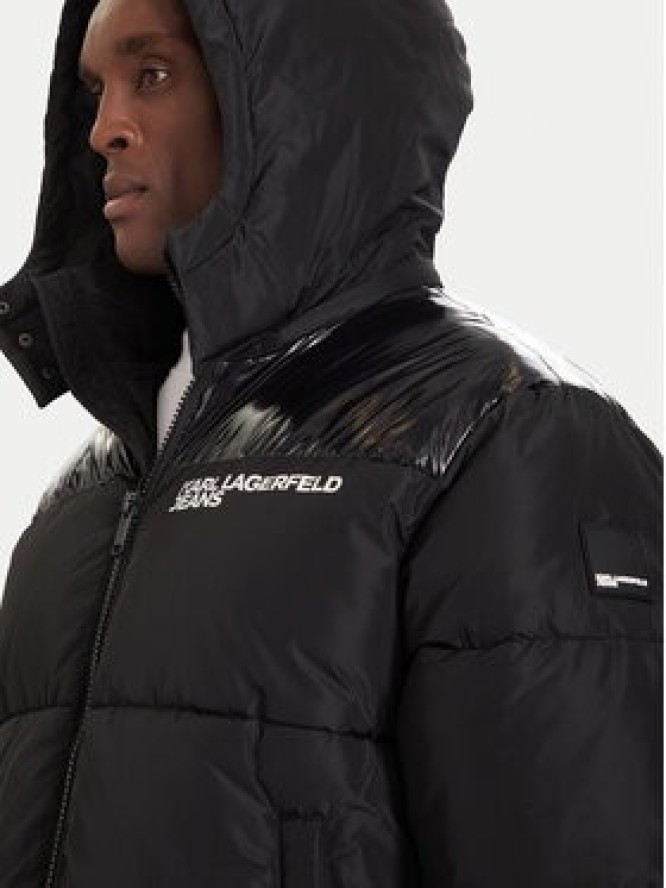 Karl Lagerfeld Jeans Kurtka zimowa A4M15031 Czarny Regular Fit