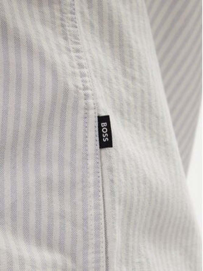 BOSS Koszula H-ROAN 50556069 Fioletowy Regular Fit