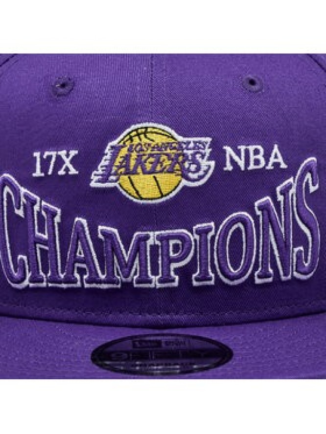 New Era Czapka z daszkiem Champions Patch 950 Lakers 60364222 Fioletowy