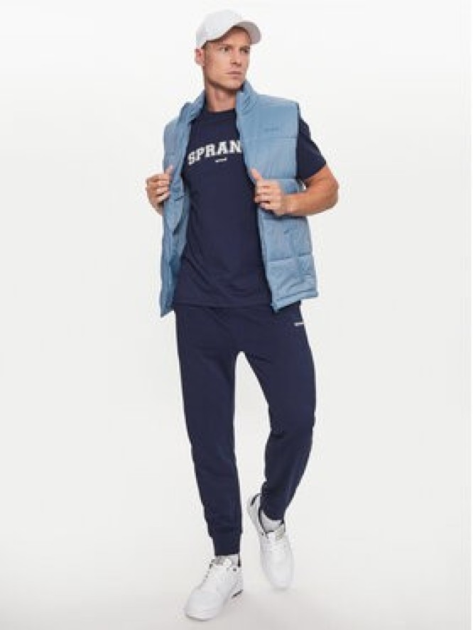 Sprandi Bezrękawnik SP3-KAM002 Niebieski Regular Fit