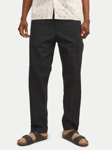 Jack & Jones Spodnie materiałowe Summer 12248606 Czarny Relaxed Fit